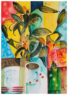 Lilly's Coffee Time Watercolour 